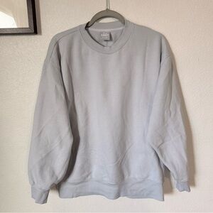 TNA Cozy Fleece Boyfriend Crew Neck Sweater Size Medium- Aritzia